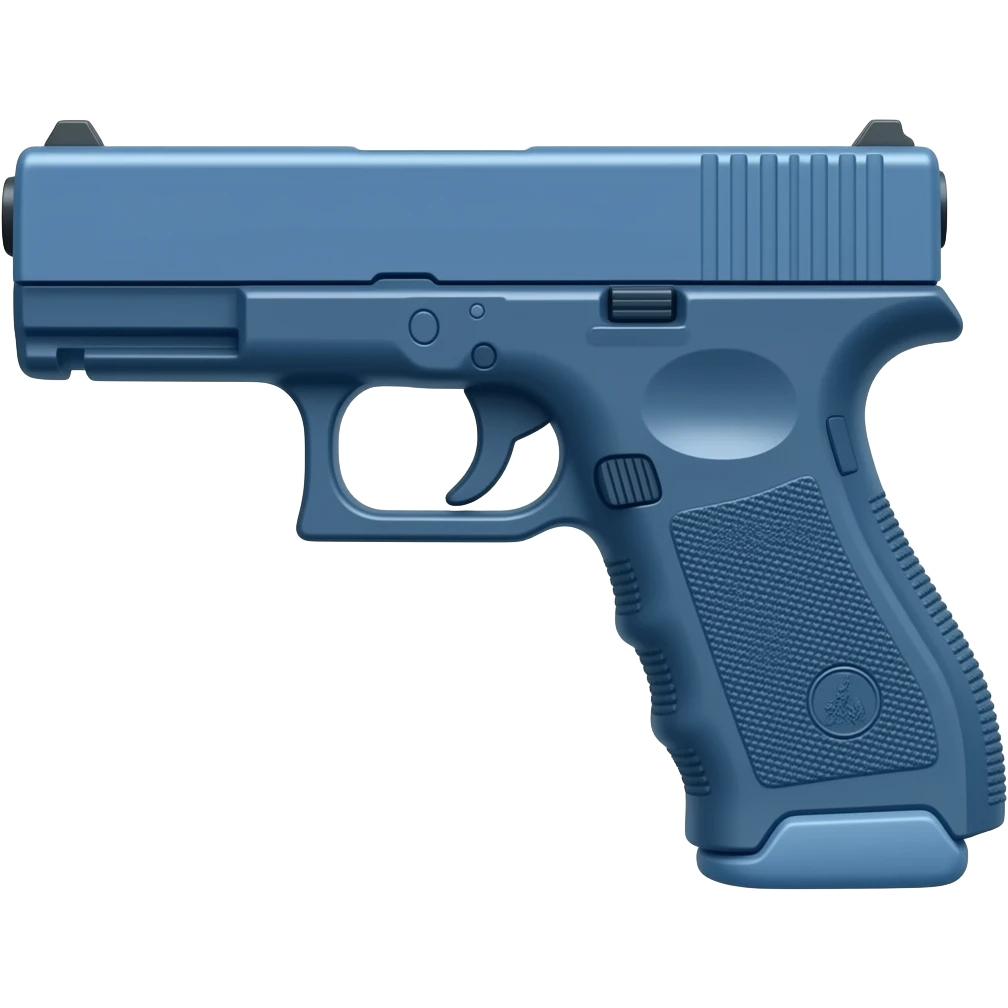 blue glock emoji