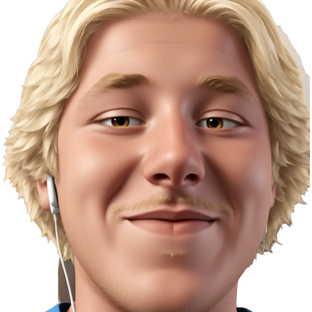 relaxed boy with earphones emoji