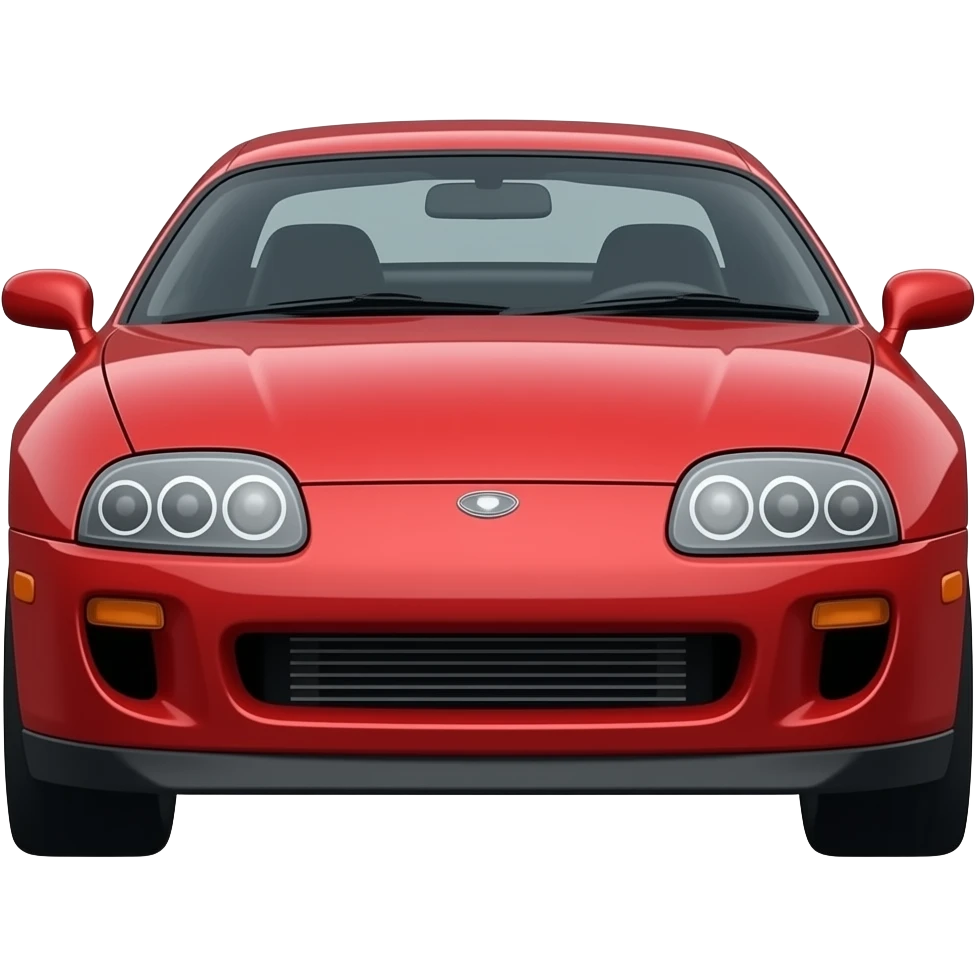 1994 Toyota Supra RS red emoji