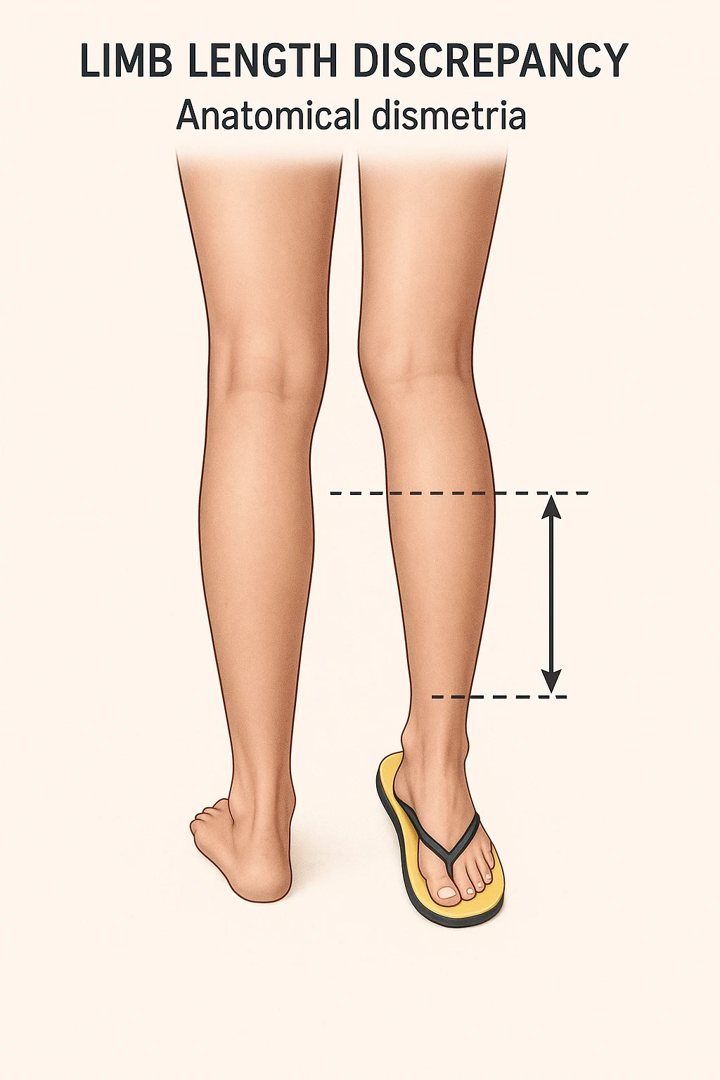 Dismetria versione anatomica emoji