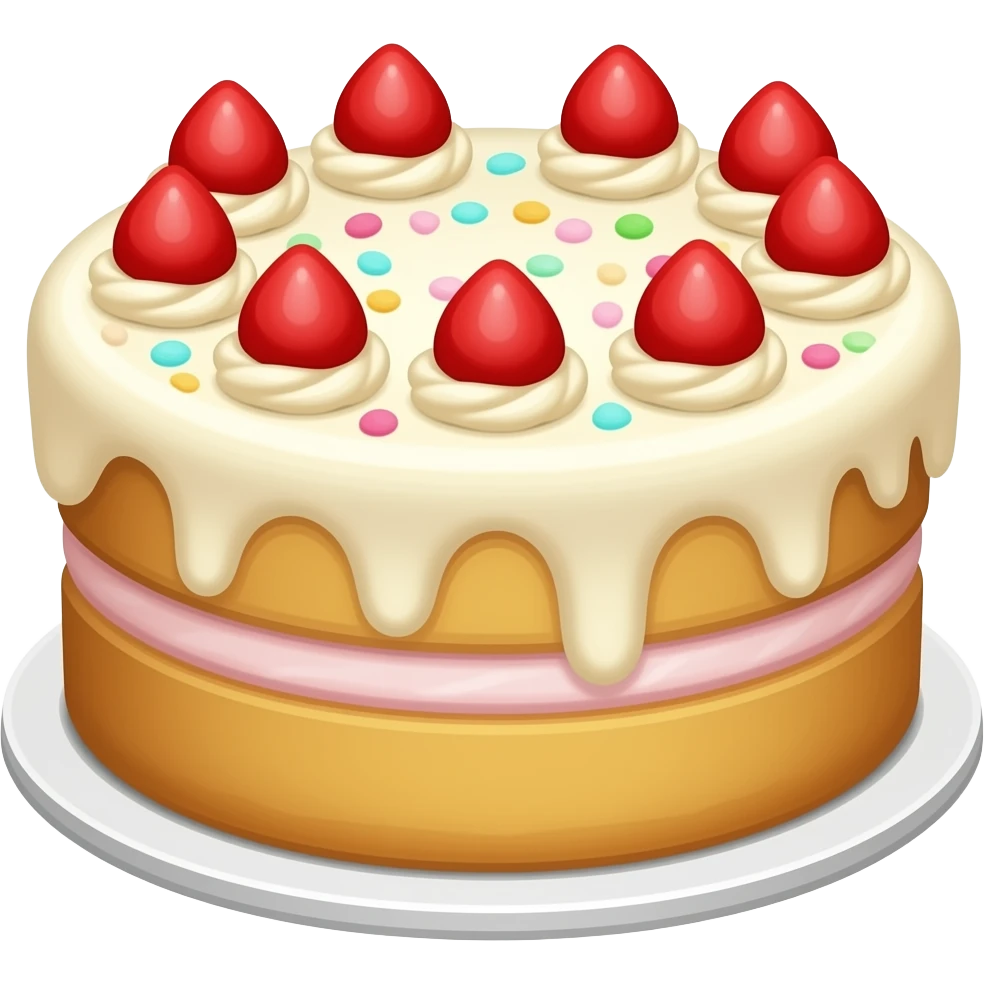 Face covered in cake emoji