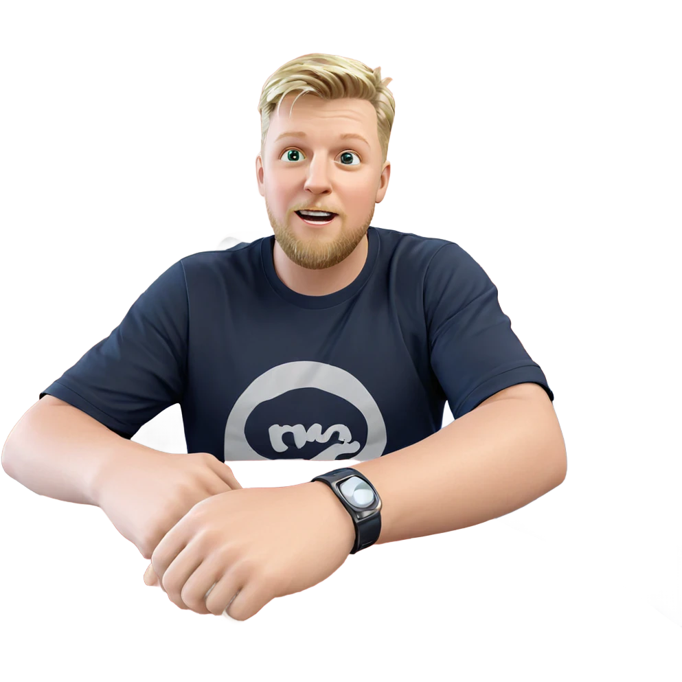 blonde boy with beard indoors emoji