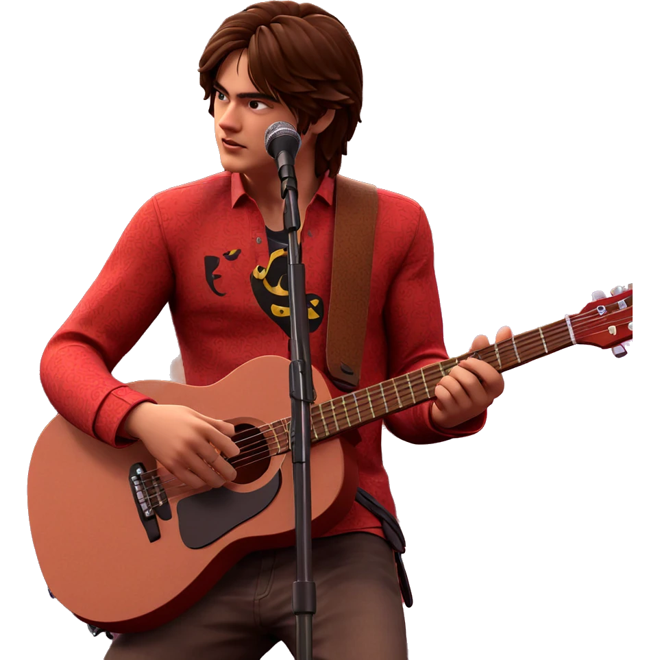 guitarist performing on stage emoji