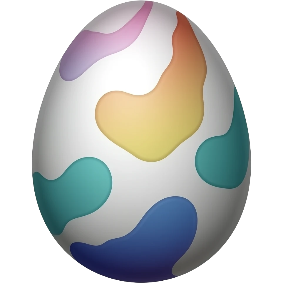 the process of dying eggs emoji