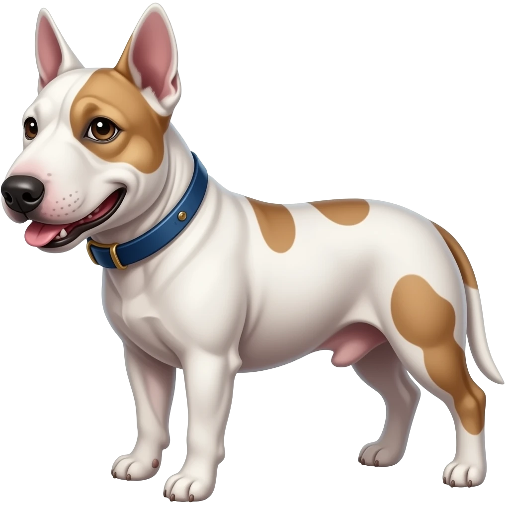 White english bull terrier emoji