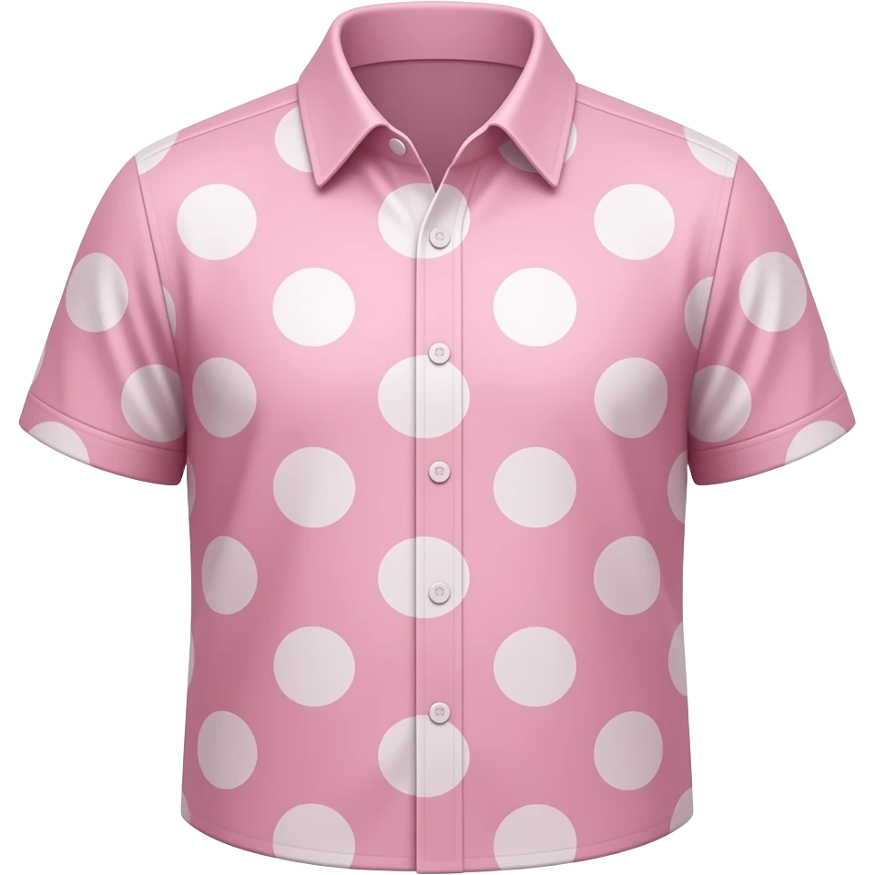 PINK WITH WHITE POLKA DOT S emoji
