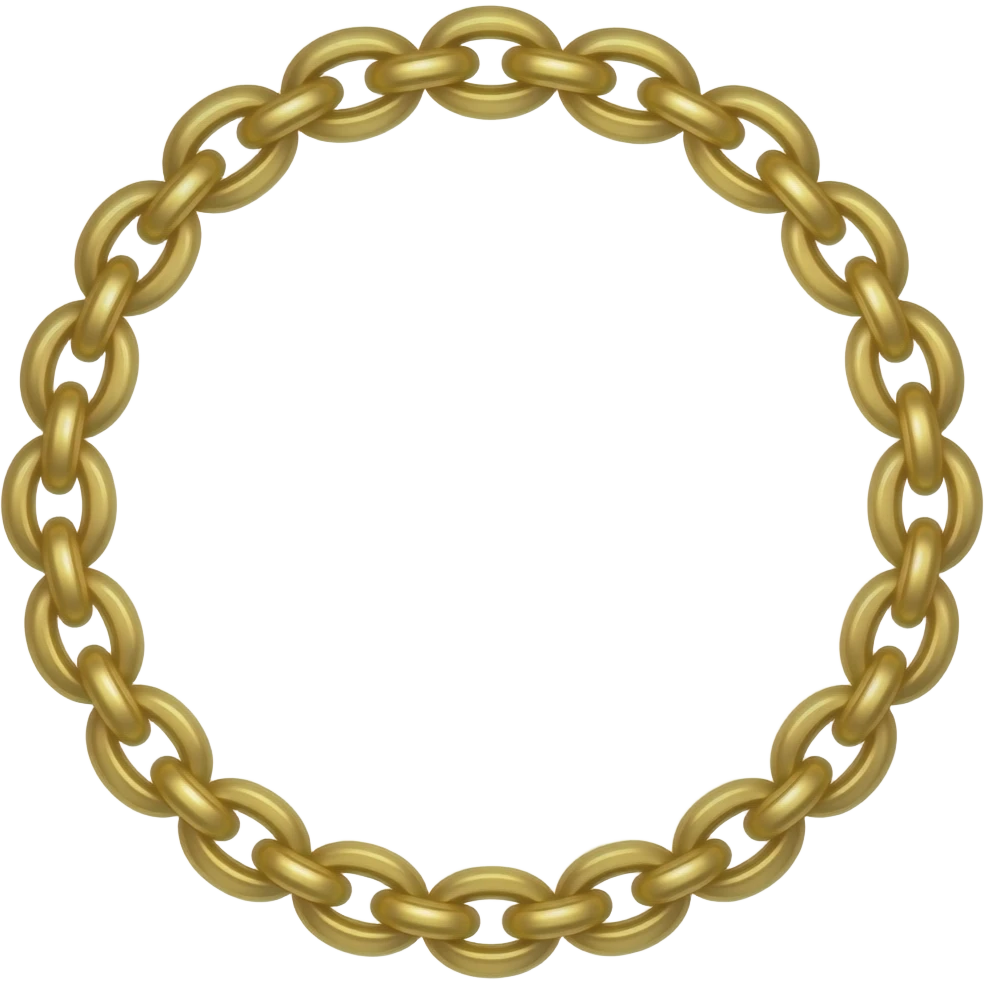 gargantilla de oero emoji