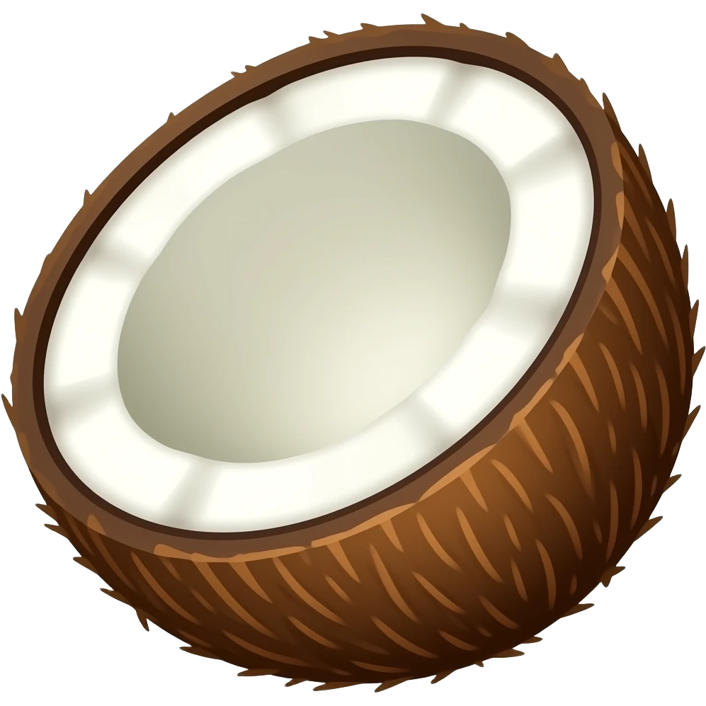 Coconut emoji