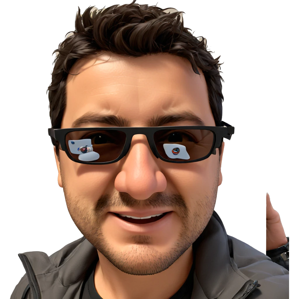 cool guy with sunglasses emoji