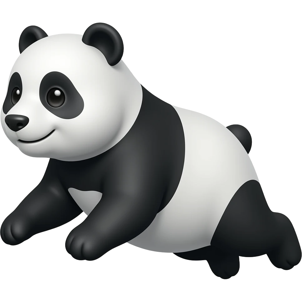 Dog n panda flying emoji