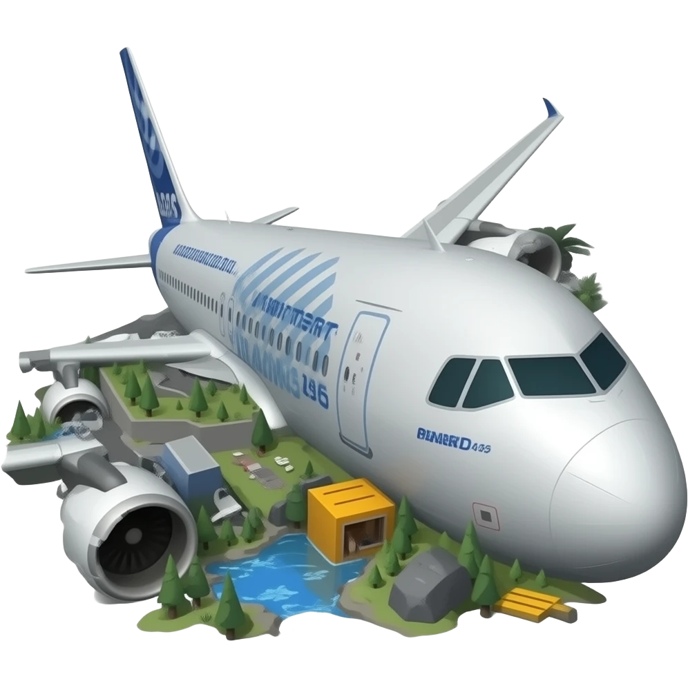 Wreck Airbus a900 emoji