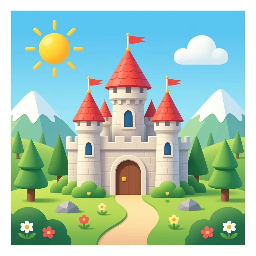mini castle emoji