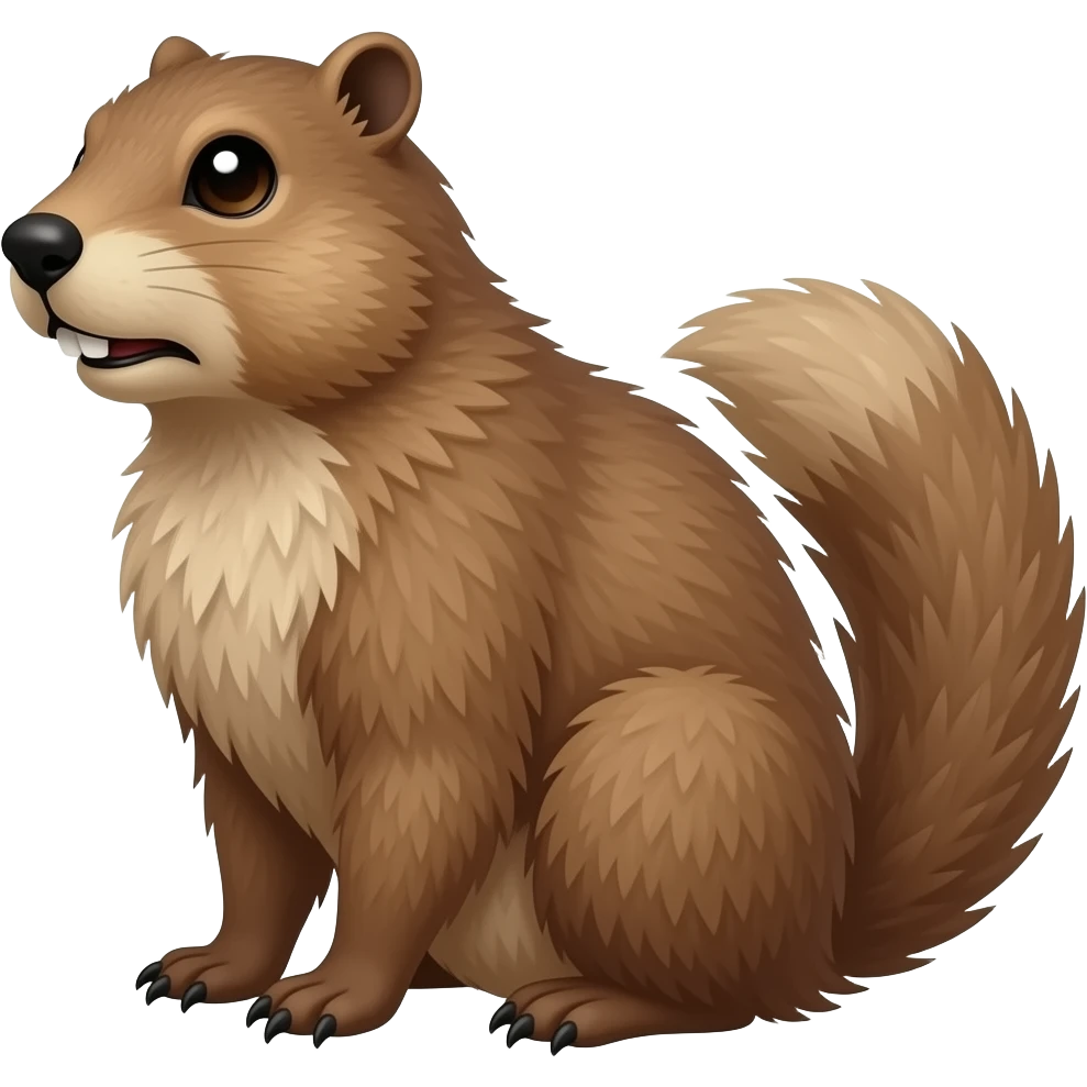 Zombie groundhog emoji