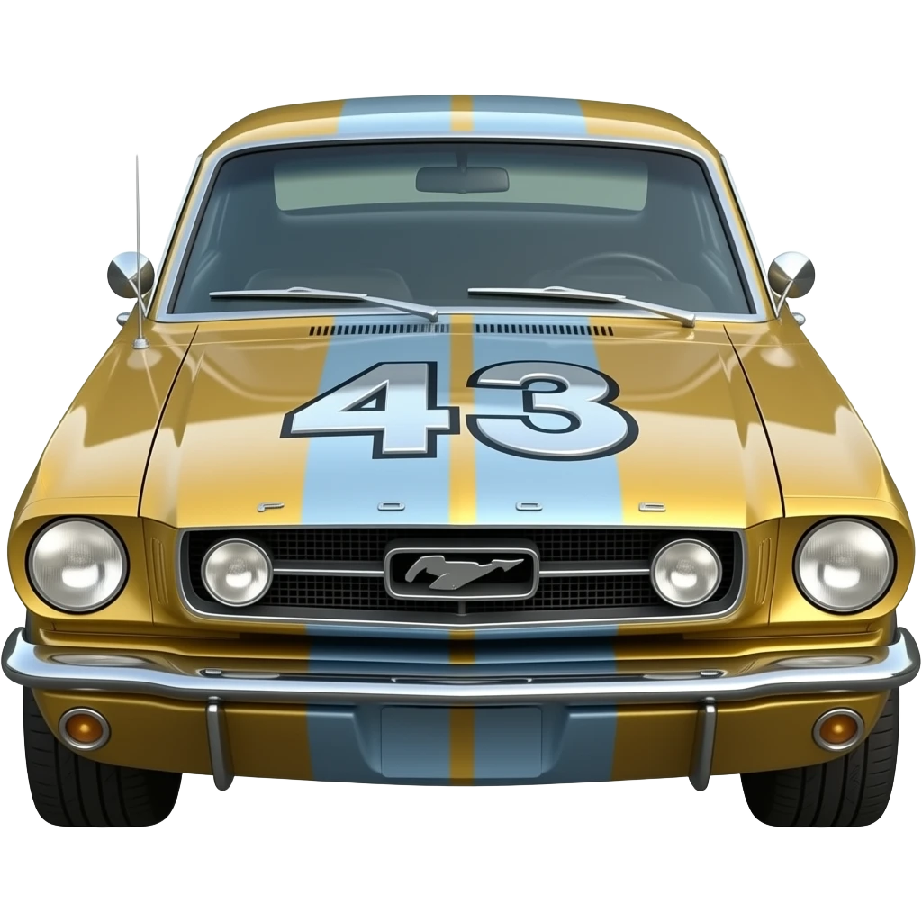 Potresti generare il numero 43 che c’è sulla hoonicorn di Ken Block per hoonicorn intendo la Ford mustang del 65 emoji