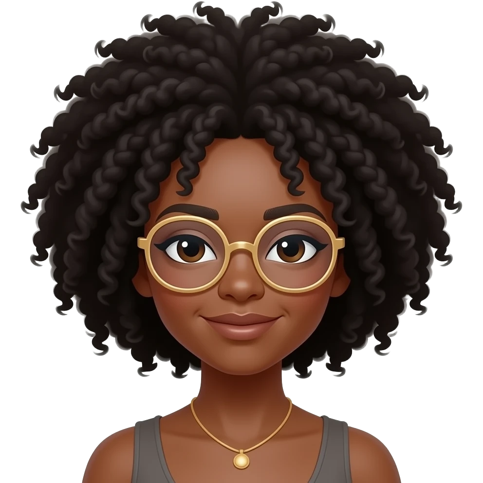 Agatha  afro emoji