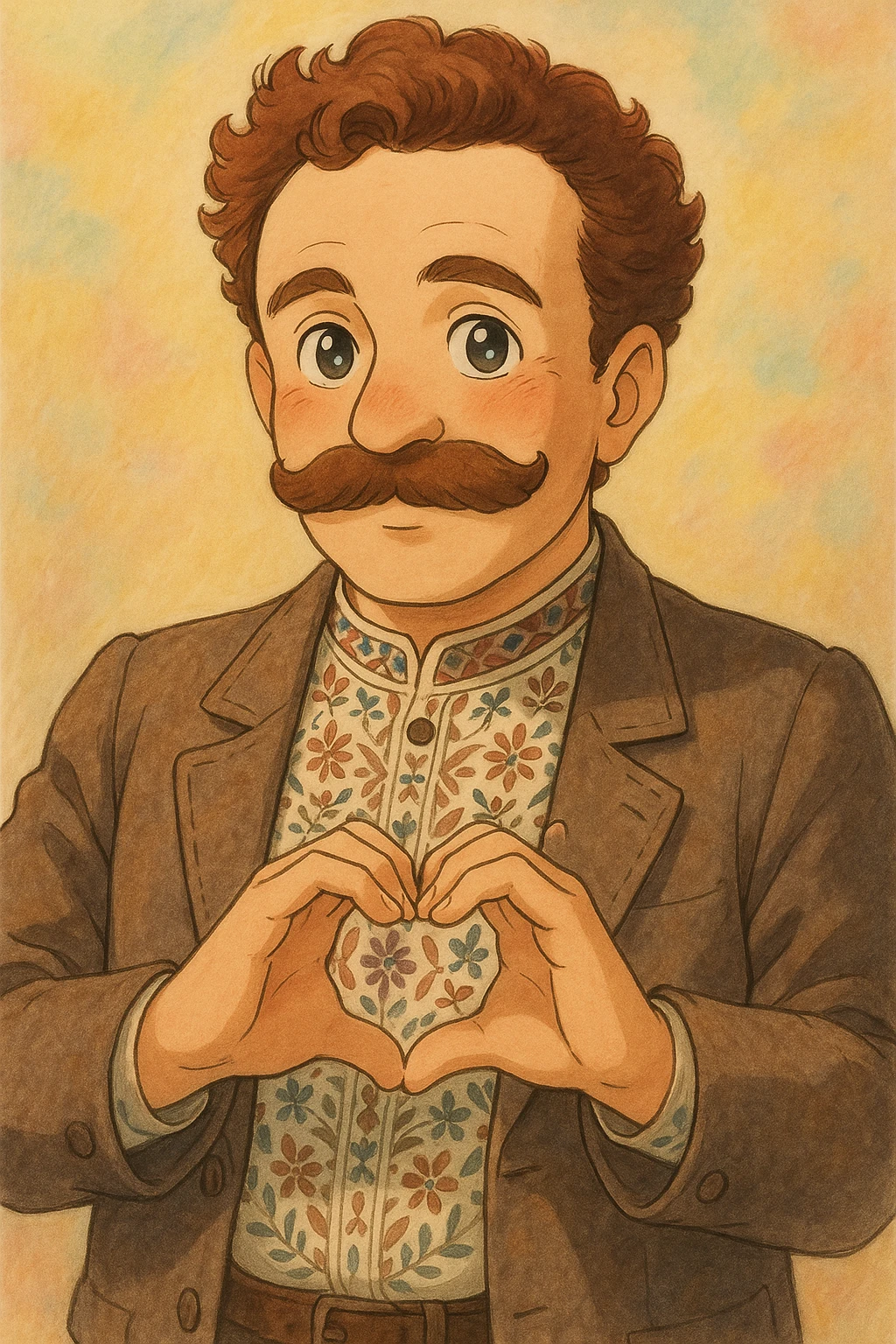heart shaped hands emoji