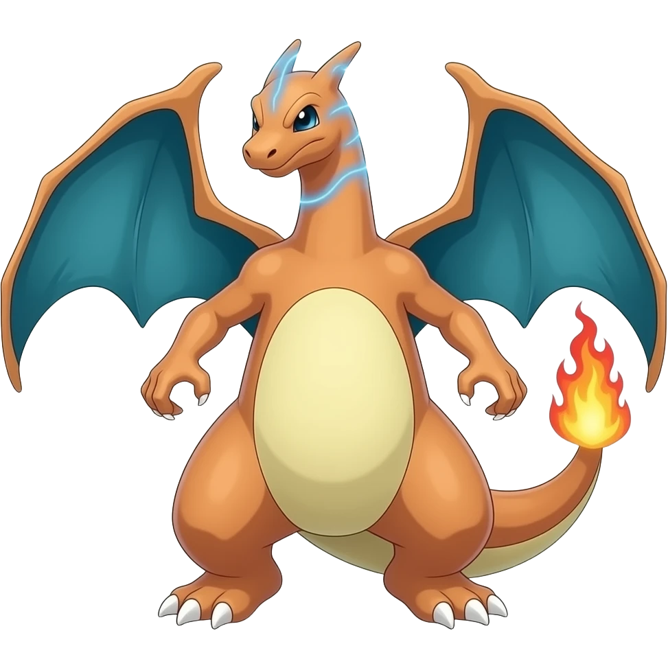 Mewtwo Charizard mix emoji
