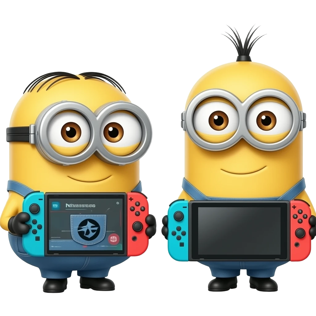 Nintendo Switch Minions emoji