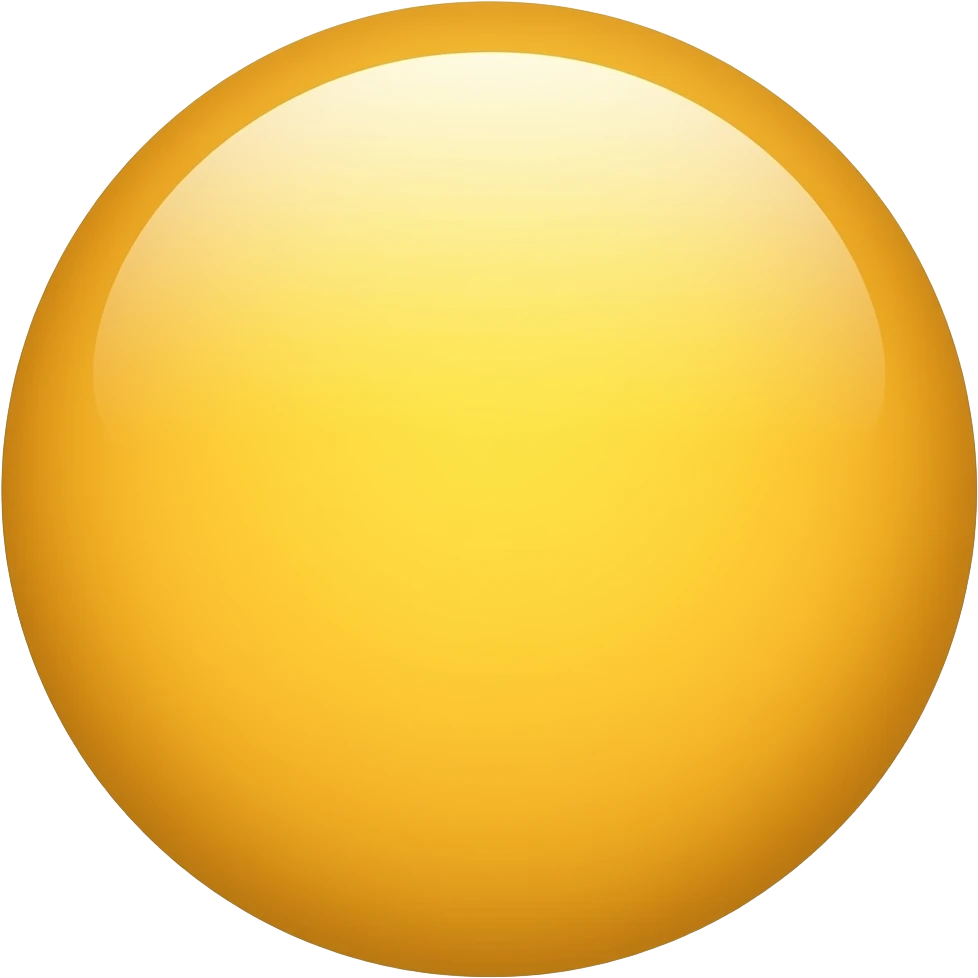 Yellow Circle emoji