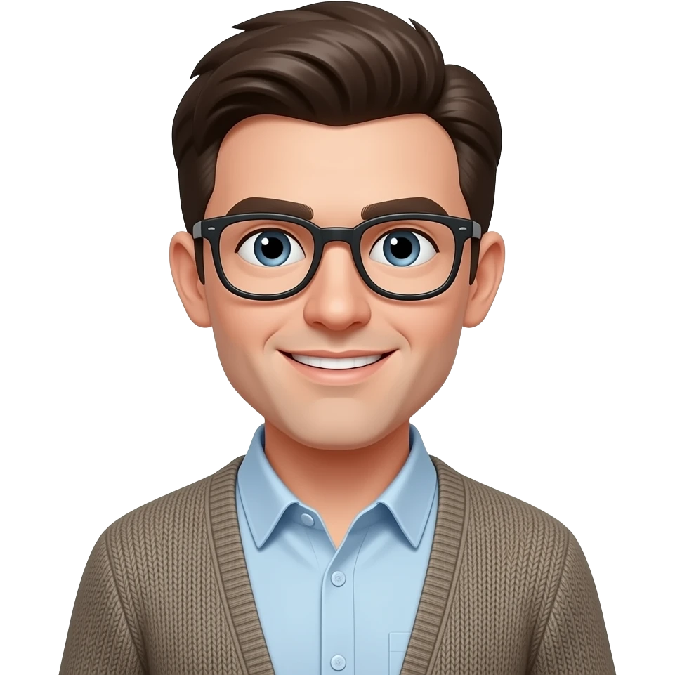 I want it to be a nerd without buck teeth emoji