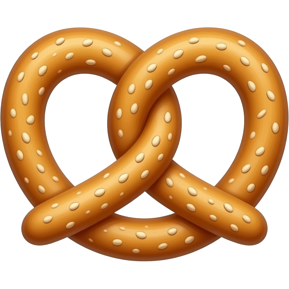 pretzel emoji