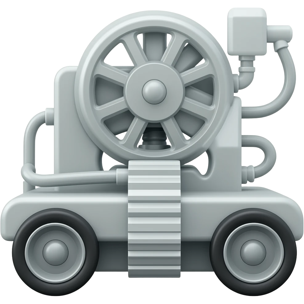 machine on wheels emoji