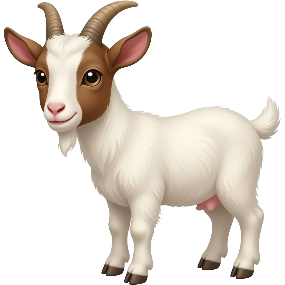 una cabrita mirando por la ventana emoji