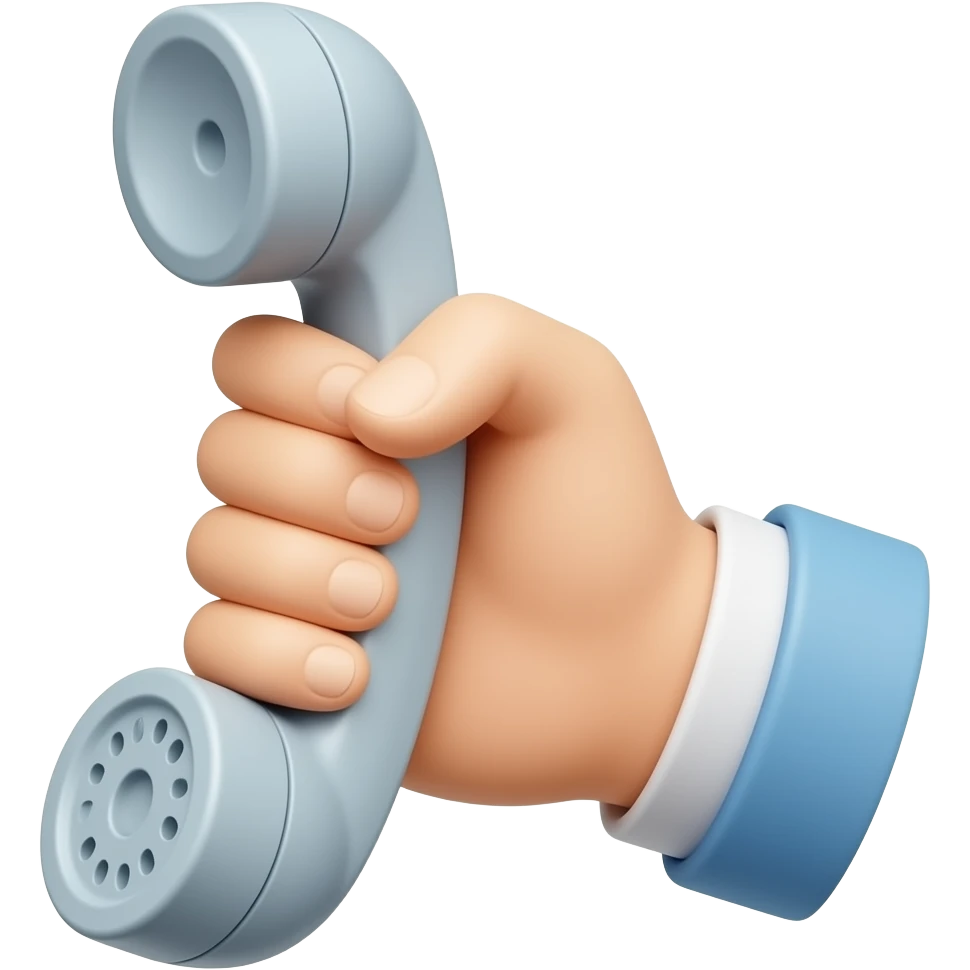 telephone hand emoji