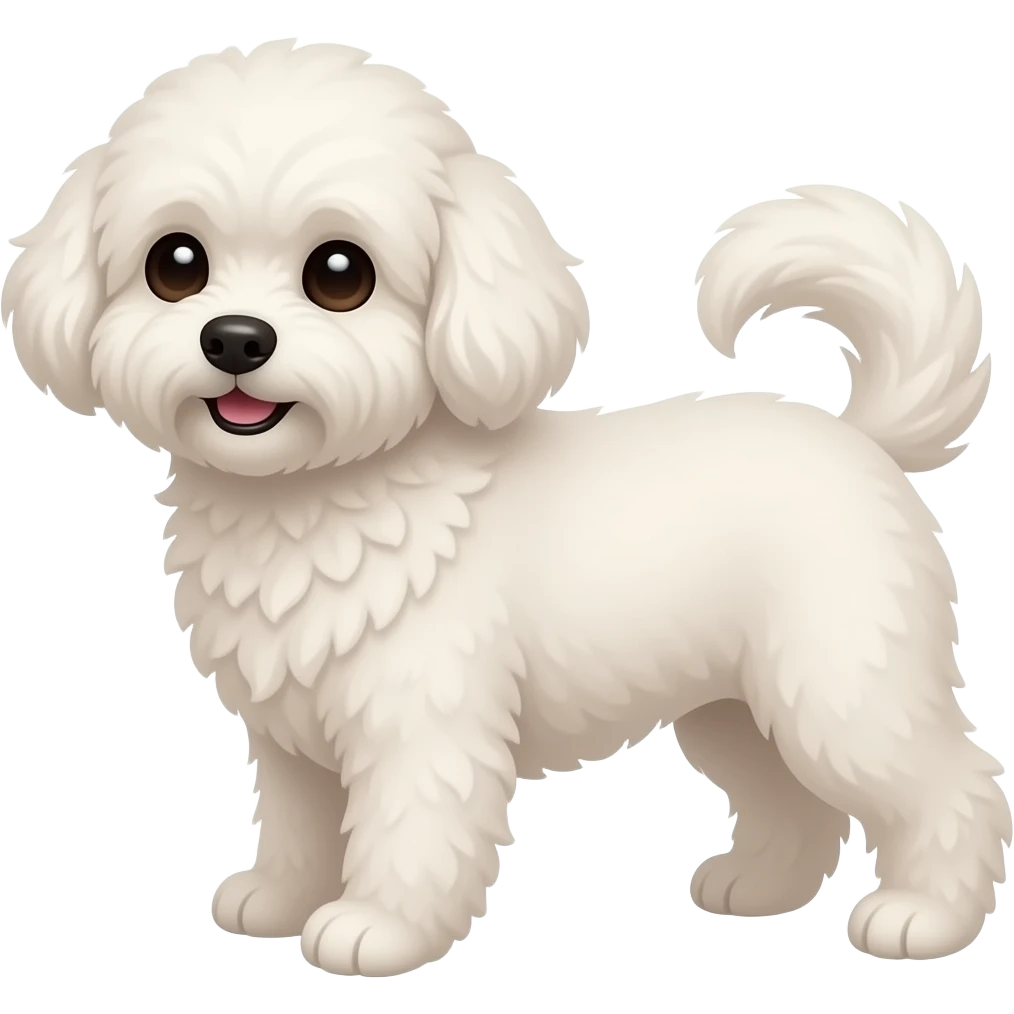 Maltipoo male emoji