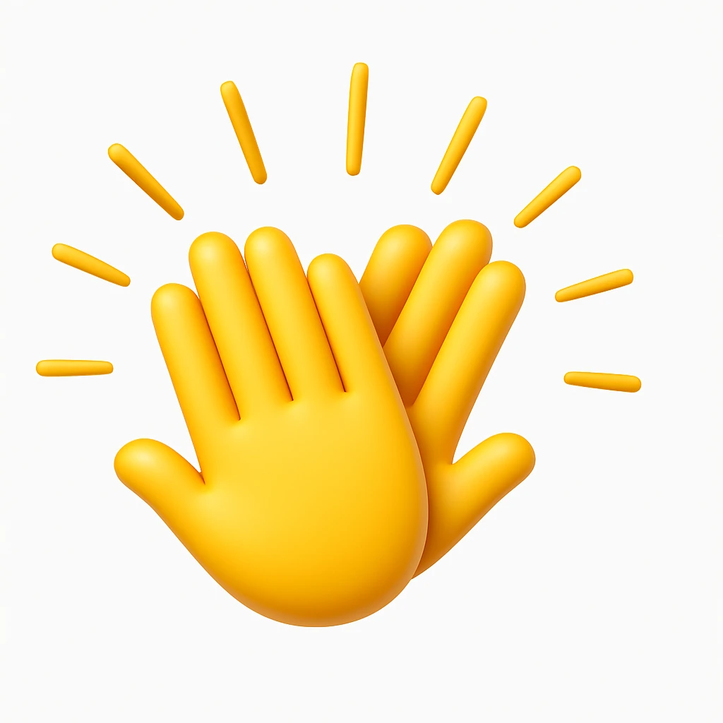 Convert the uploaded image into a 3D Apple-style emoji — preserve the key shapes, colors, and overall composition of the original image. Simplify the forms into clean, rounded cartoon-style elements while keeping the subject recognizable. Apply glossy textures, soft lighting, smooth shading, and render everything in Apple emoji style on a clean white background emoji
