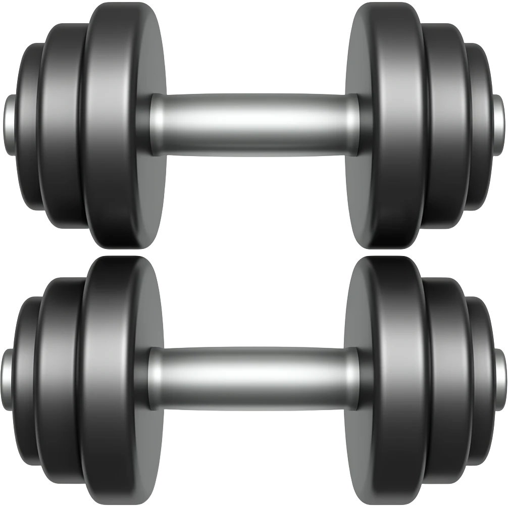 workout with dumbbells emoji