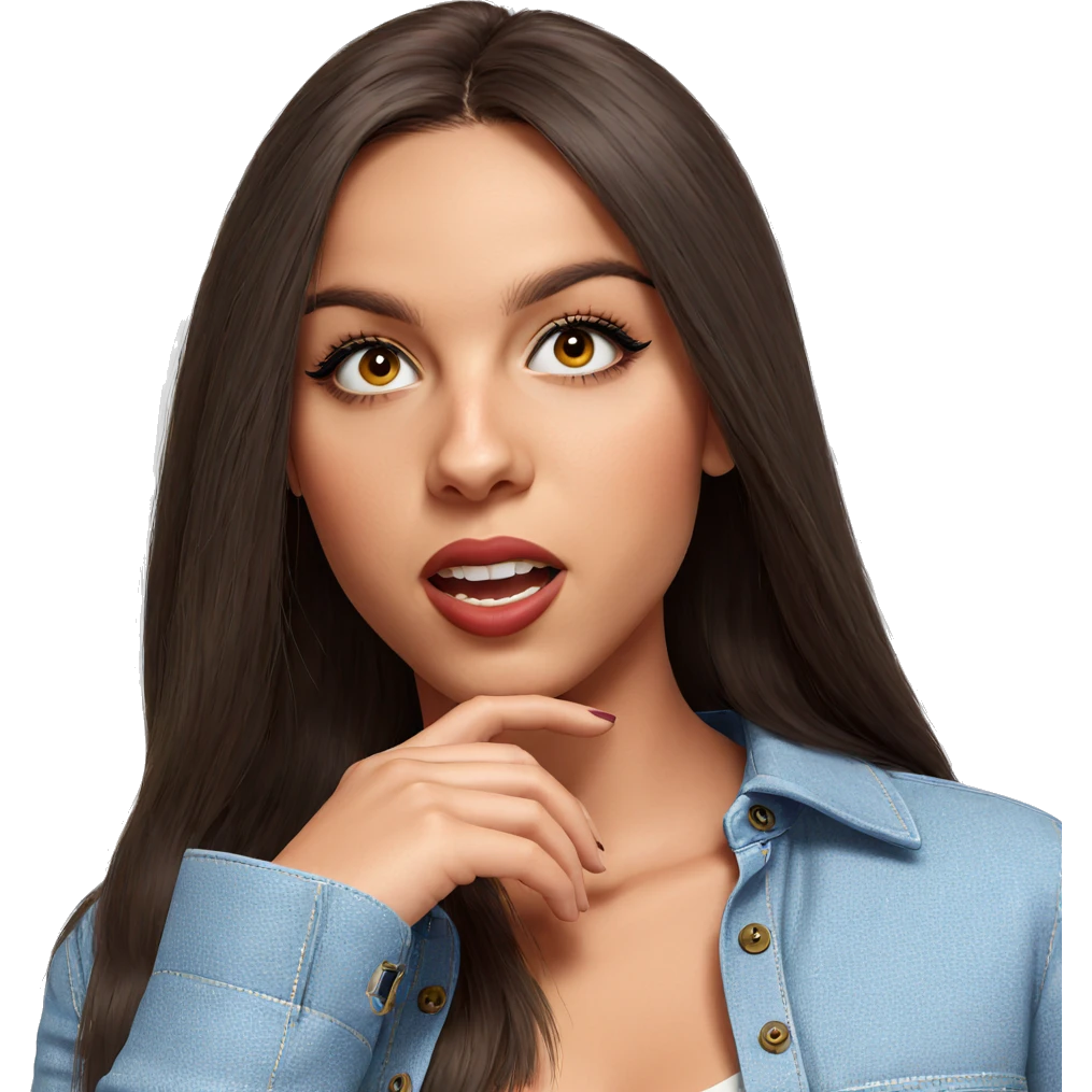 realistic portrait of girl emoji