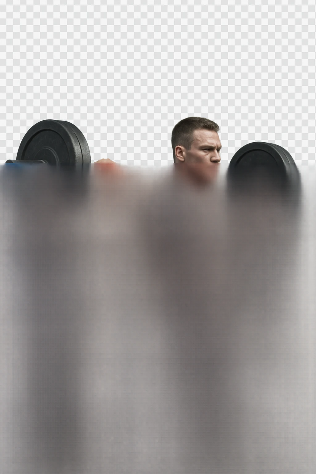 bodybuilder fa squat con bilanciere  emoji