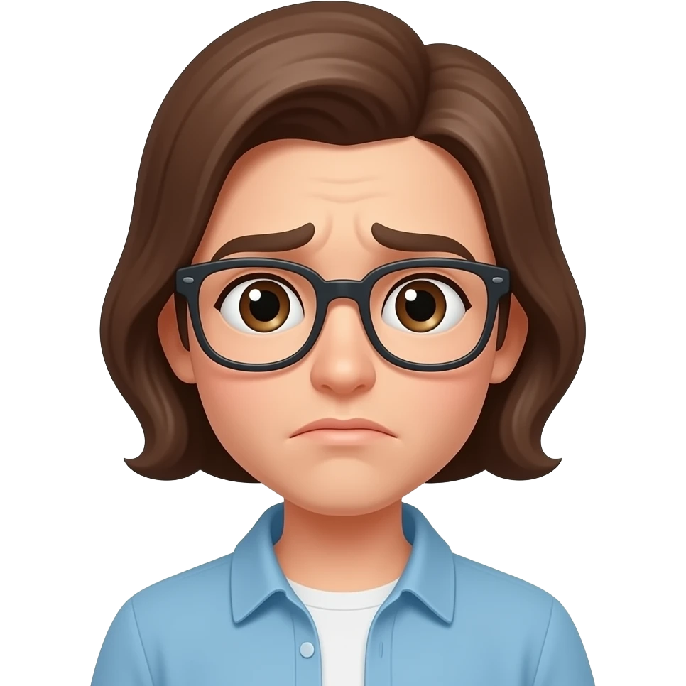 Una persona con duda y un signo de interrogacion en la cabeza emoji