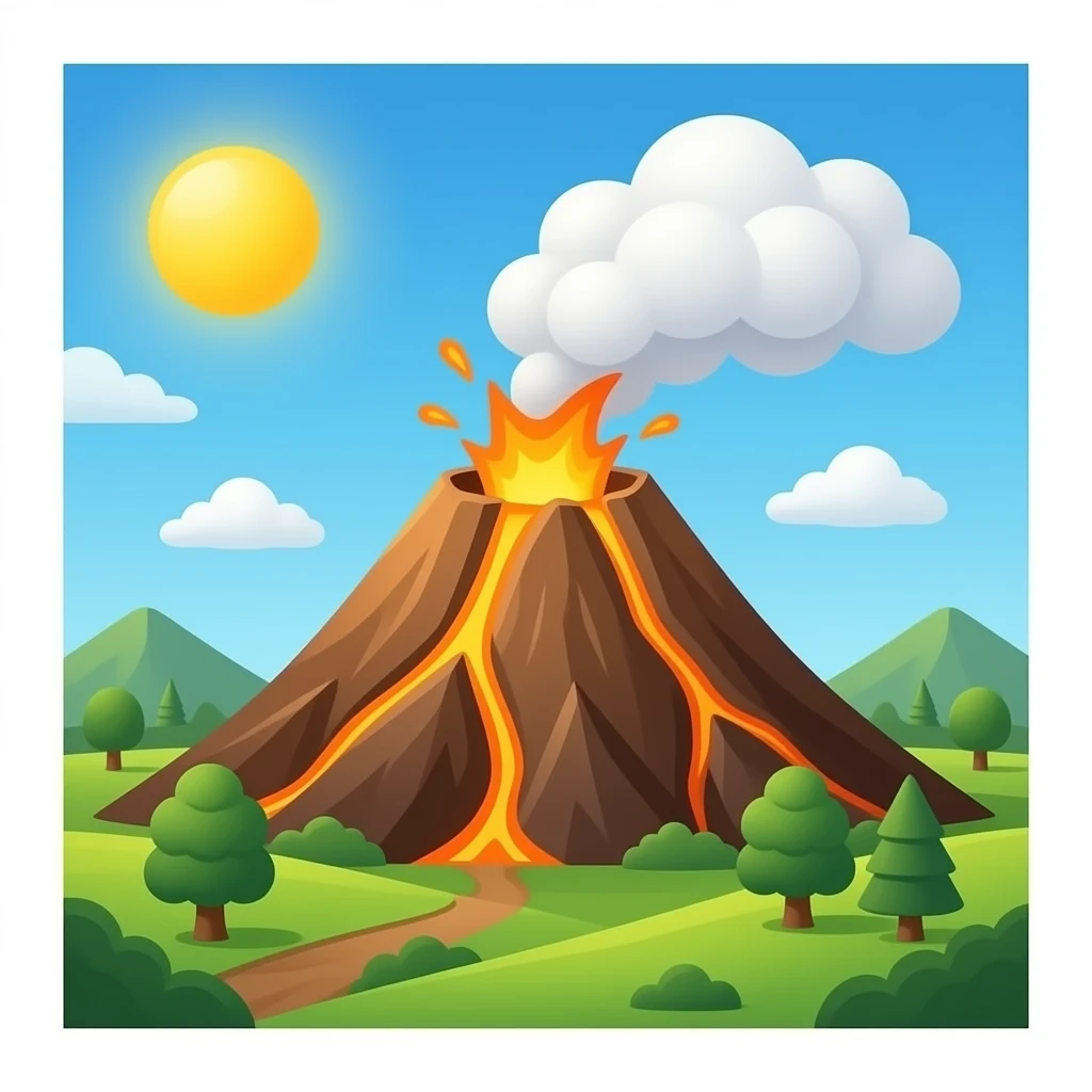 Volcano emoji