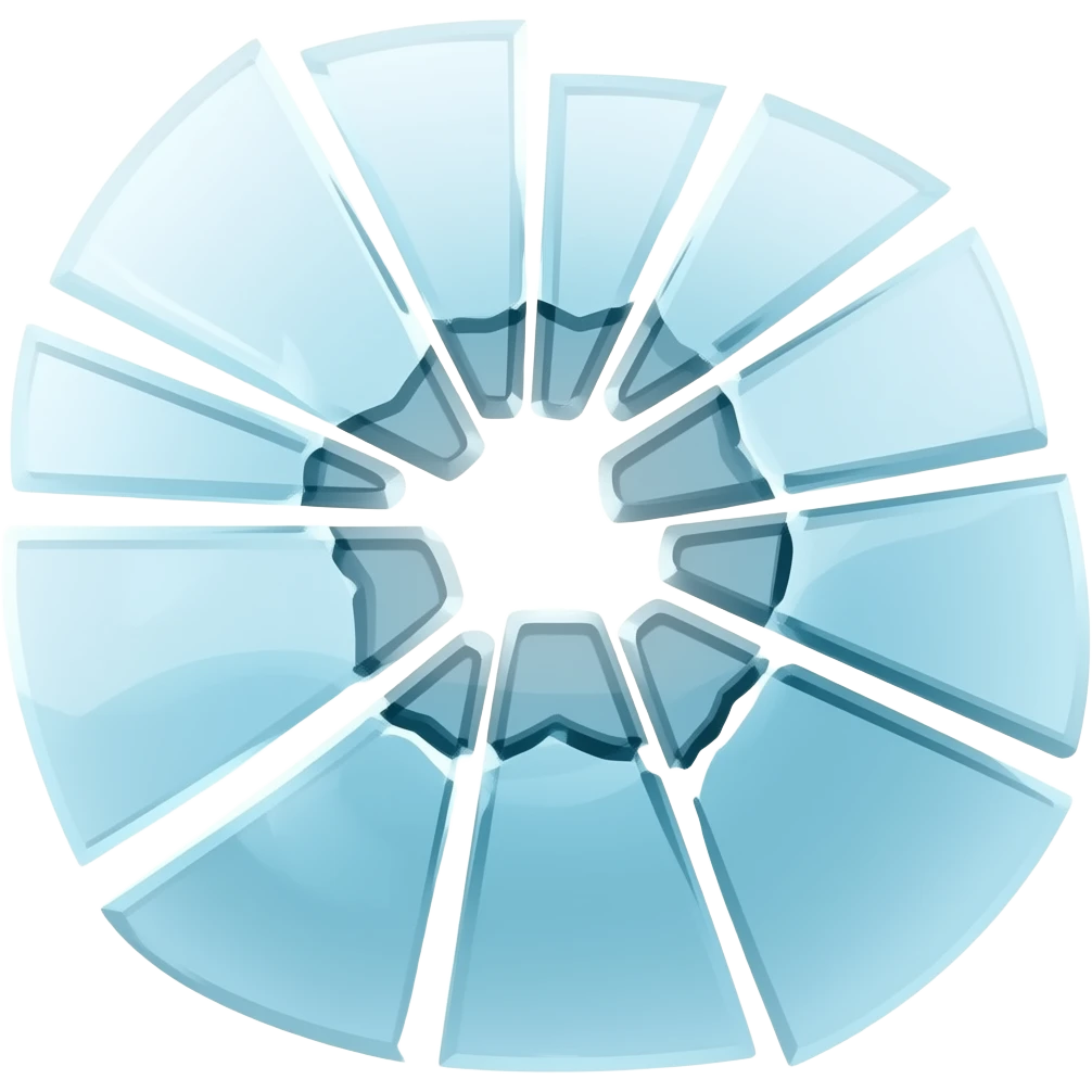 Shattered glass emoji