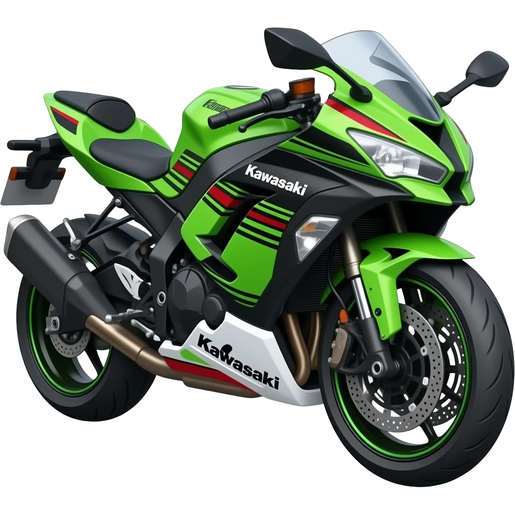 Ninja Kawasaki bike emoji