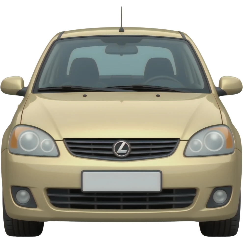 Car type: hatchback model year: 2006 color: beige emoji