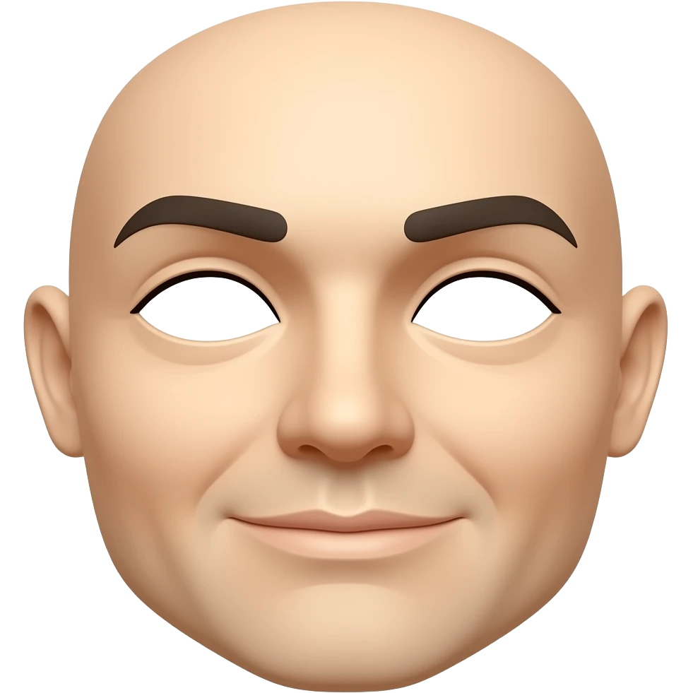 Solo el molde de la cara emoji