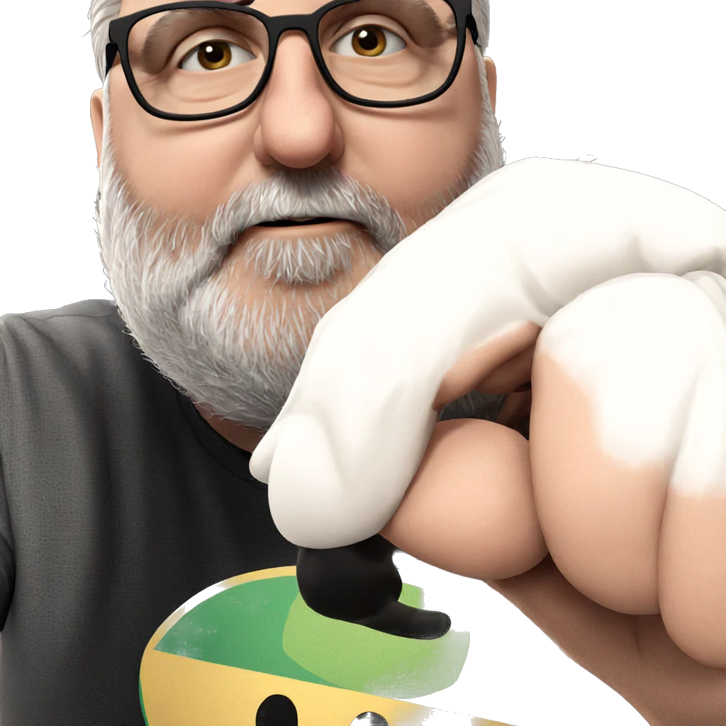 bearded guy in glasses emoji