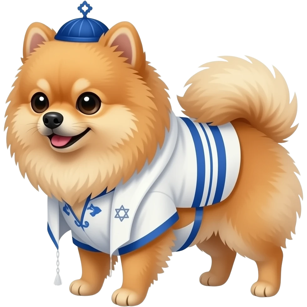 ultra orthodox jewish pomeranian emoji
