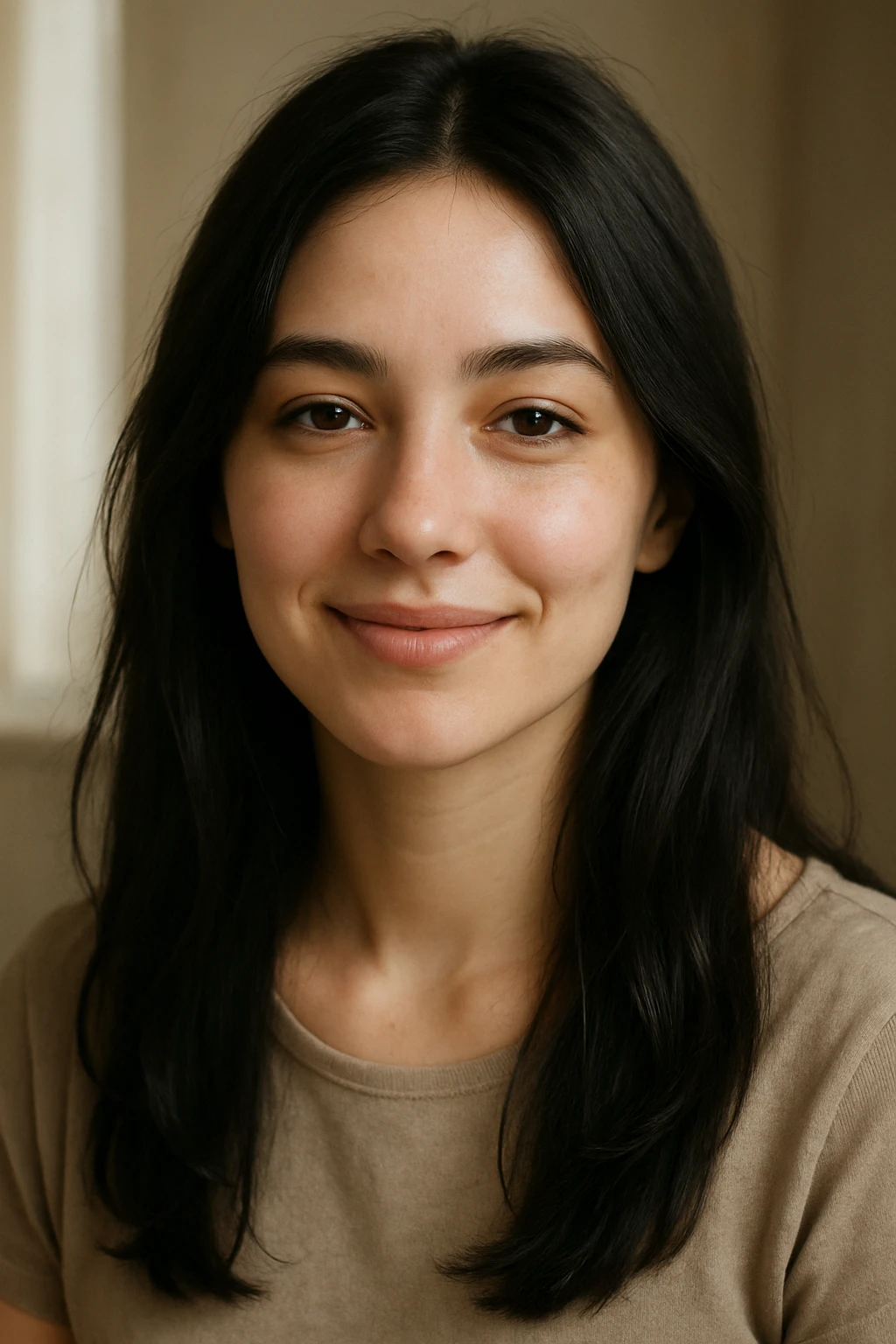 a young woman with black hair emoji