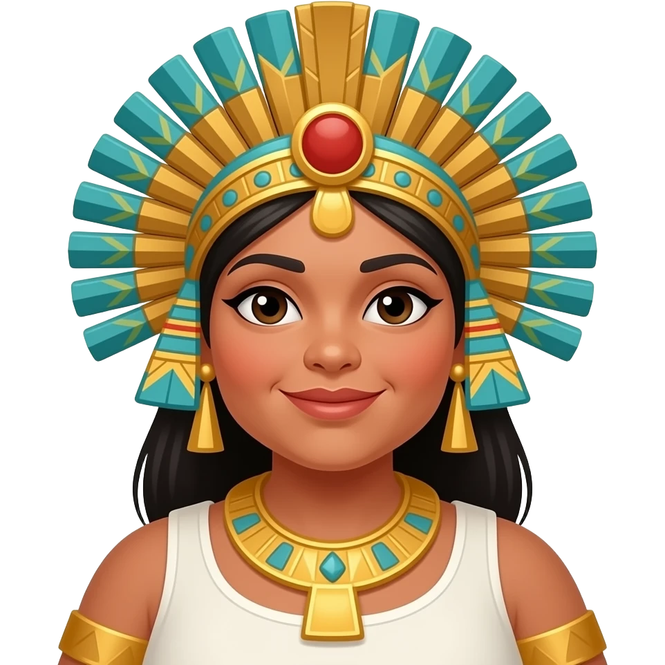 aztec fat woman emoji