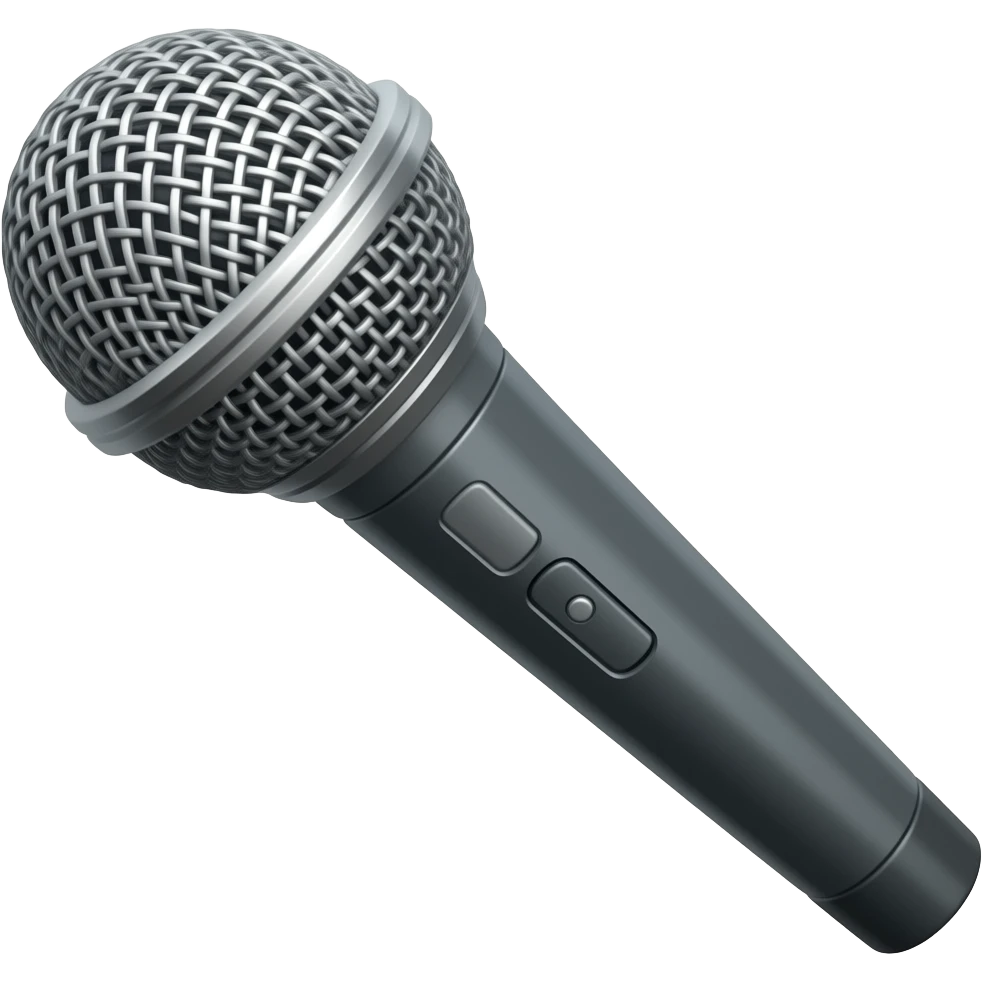 remove the mic emoji