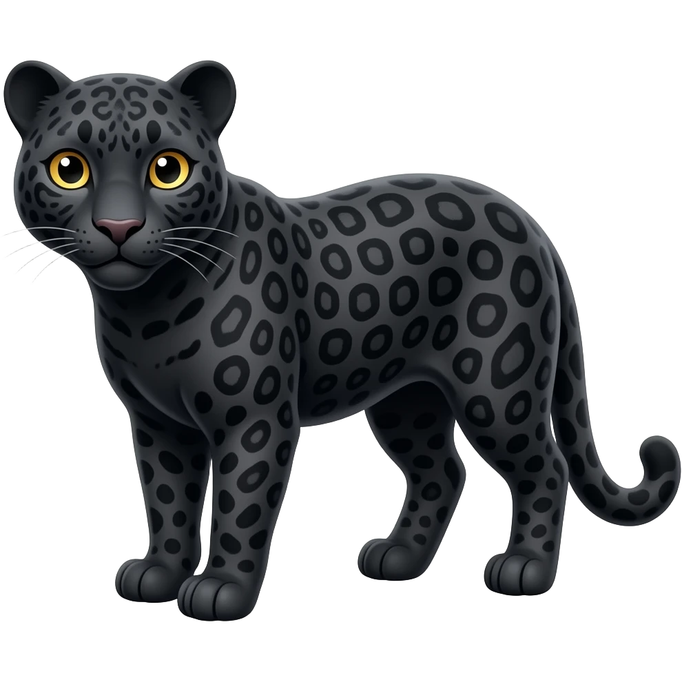 Siyah leopar emoji