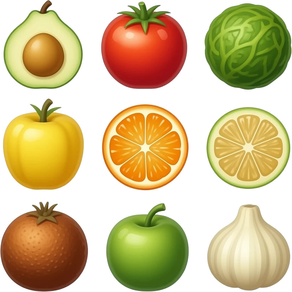 sabores como especies emoji