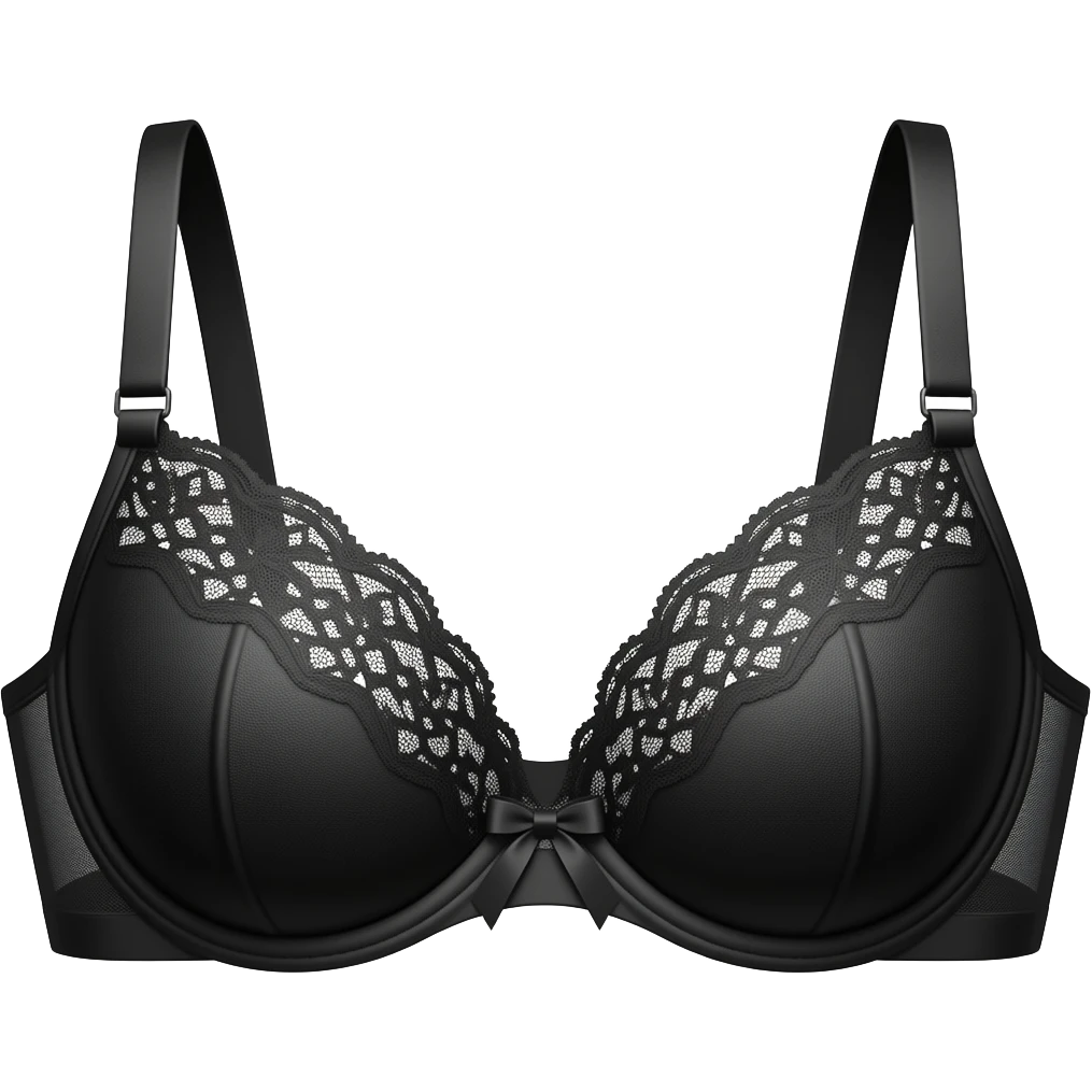 Sexy lingerie bra and panty emoji