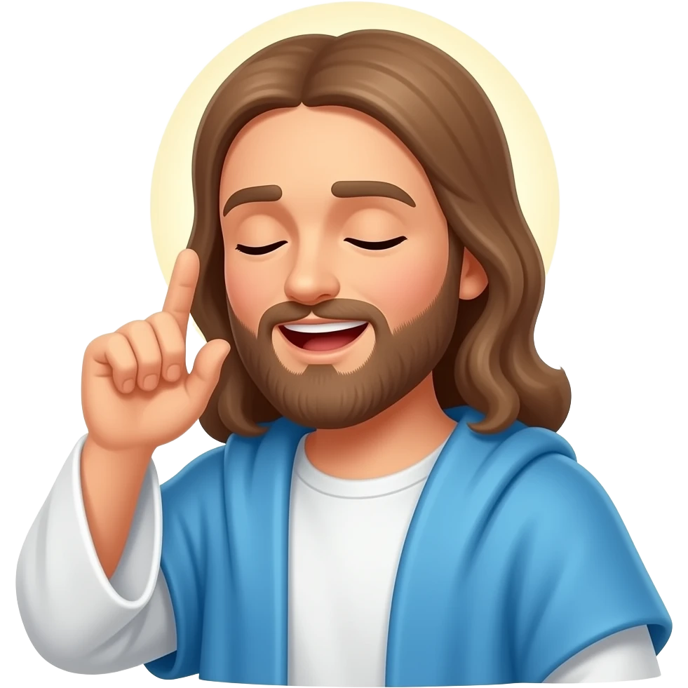 Someone calling out to g-d Truthfully/honestly/sincerely emoji