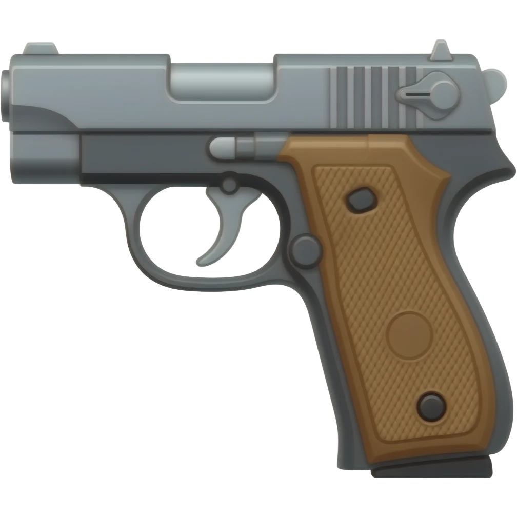 A gun emoji