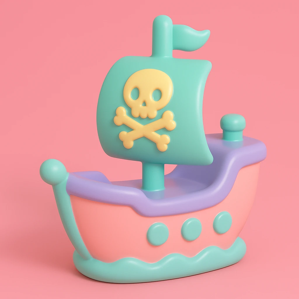 pirate ship emoji
